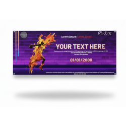 Custom Sports Banner